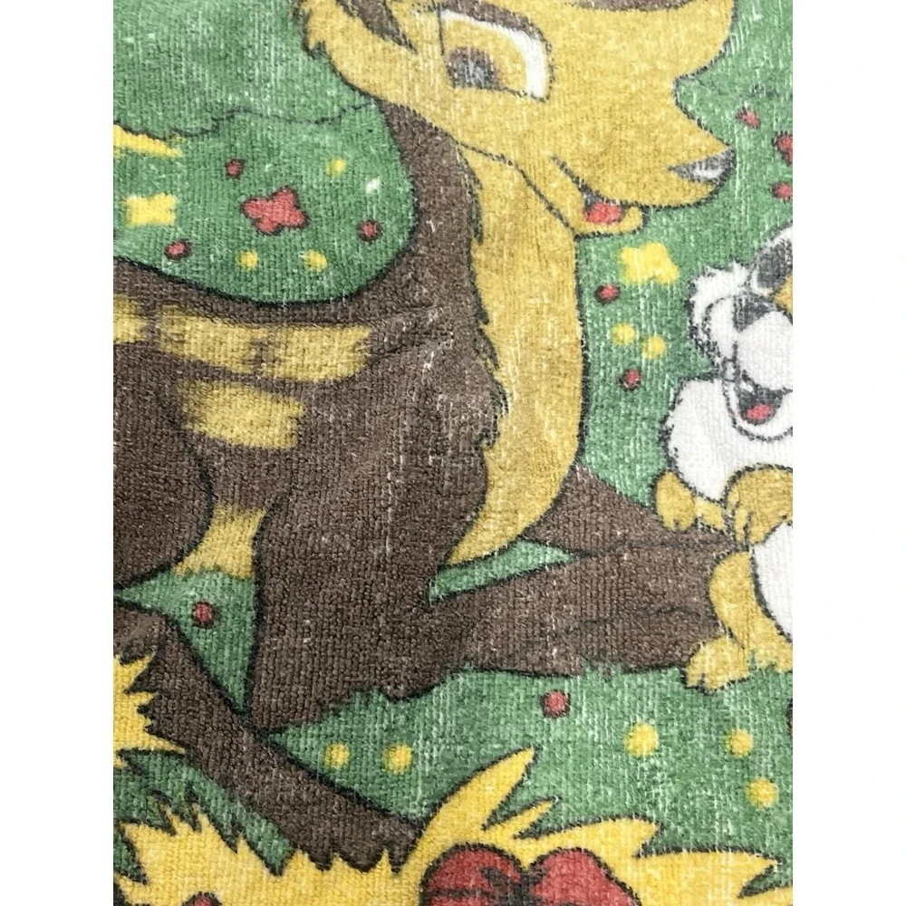 Vintage Disney Bambi Thumper  Hand Towel Deer Unica Broadway